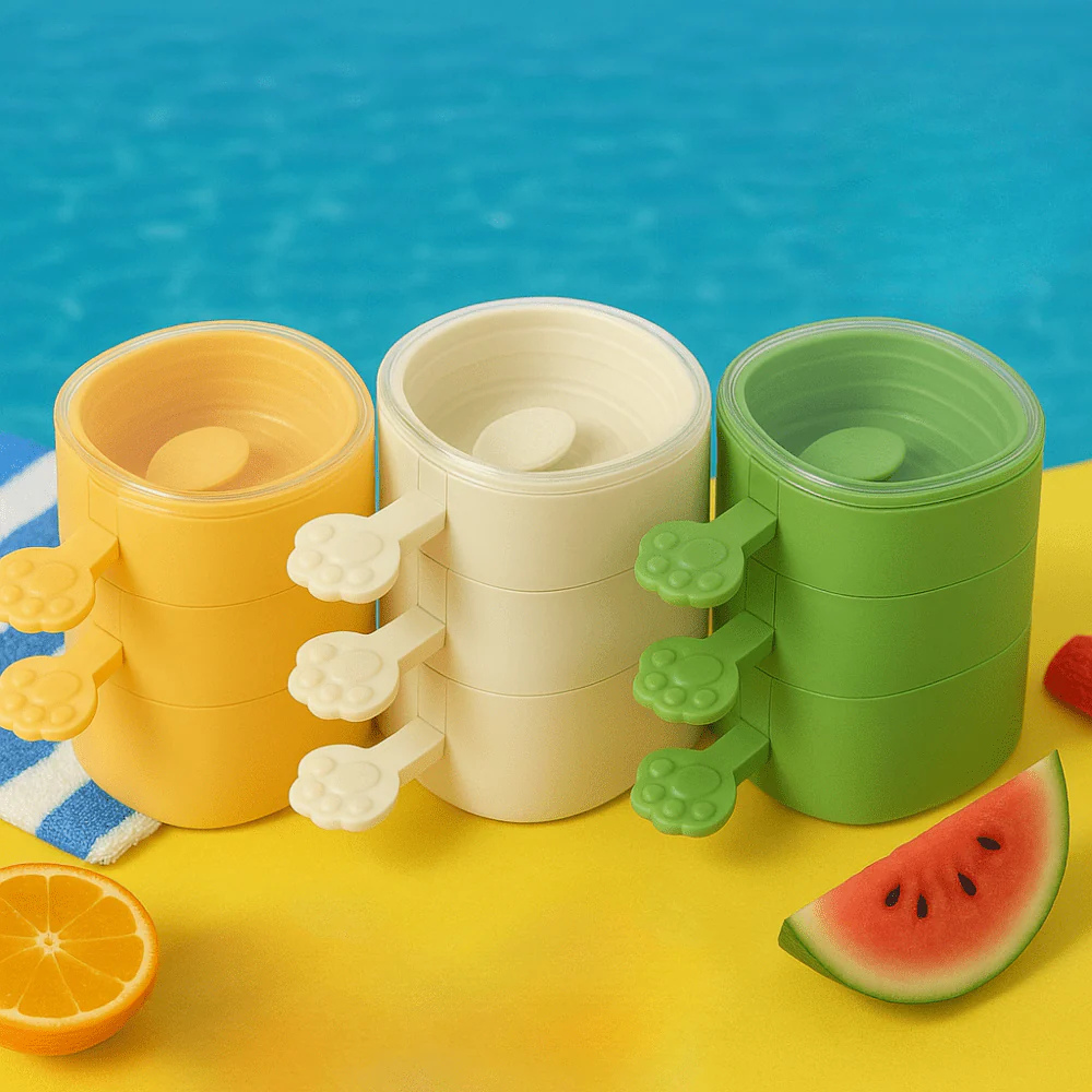 תבנית תלת שכבתית ארטיקים להכנה ביתית